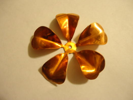 (image for) Flower copper plated #VINS1